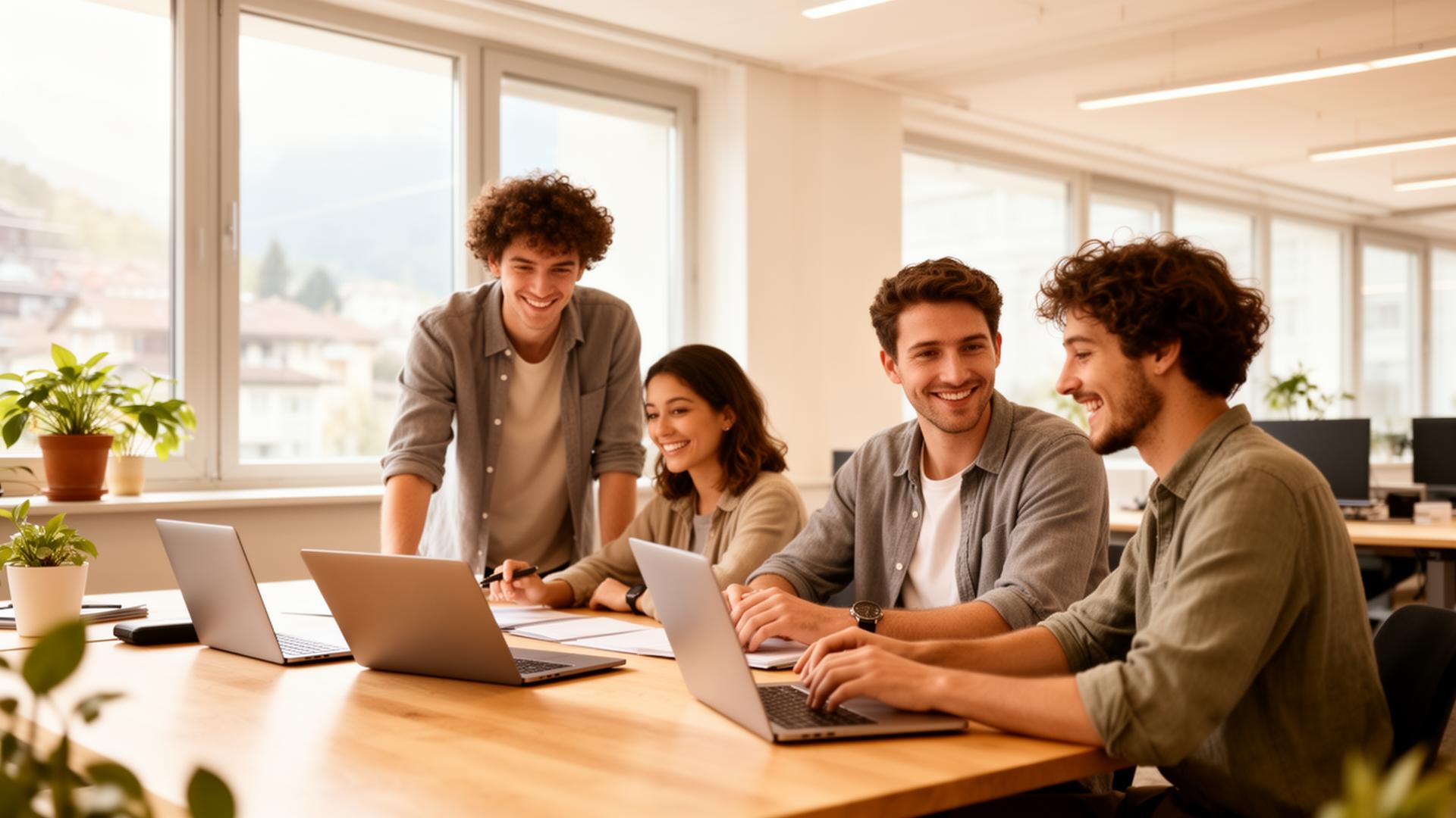 Équipe au travail